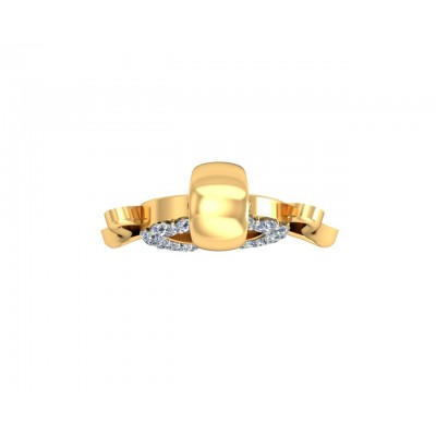 Auspicious Ganpati Gift Pendant in Gold with diamonds